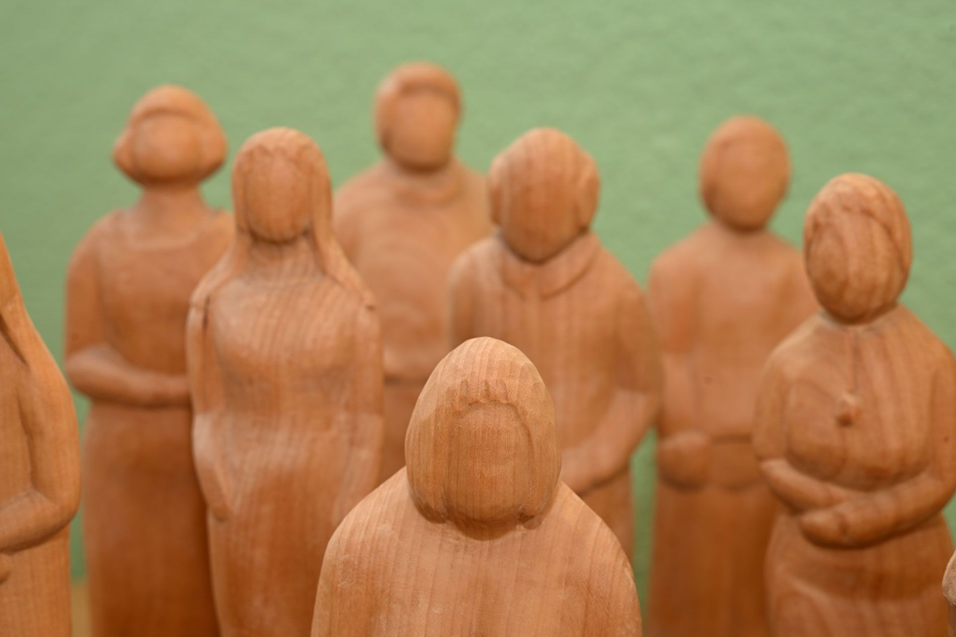 Familienaufstellung mit Figuren